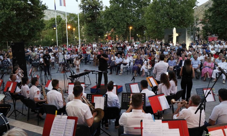 Hrvatska muzika Mostar donijela dašak Splita u Grad na Neretvi