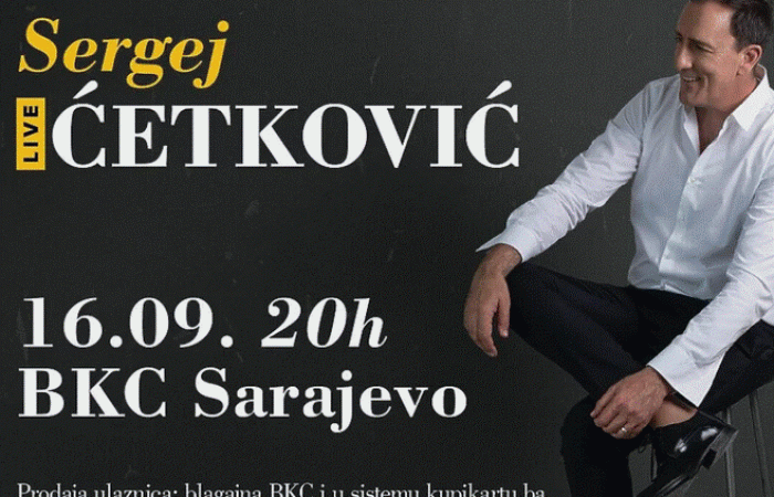 Sergej, kao i do sada, priprema vrhunski koncert u kojemu će publika uživati u nekim od njegovih najvećih hitova.
