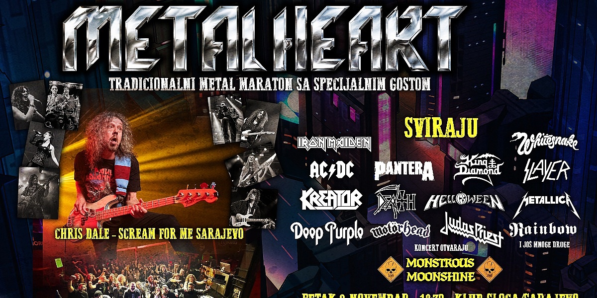 Metal Heart i Chris Dale se vraćaju u Slogu: Ne propustite tradicionalni nastup 6. novembra