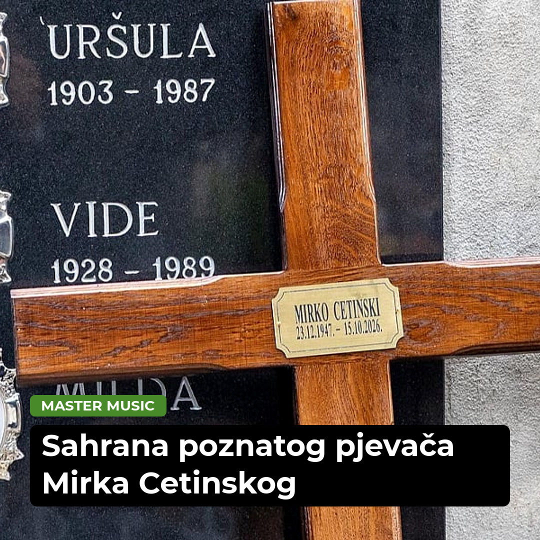 Mirko Cetinski sahranjen u Rovinju: "Njegove pjesme govorit će još dugo"