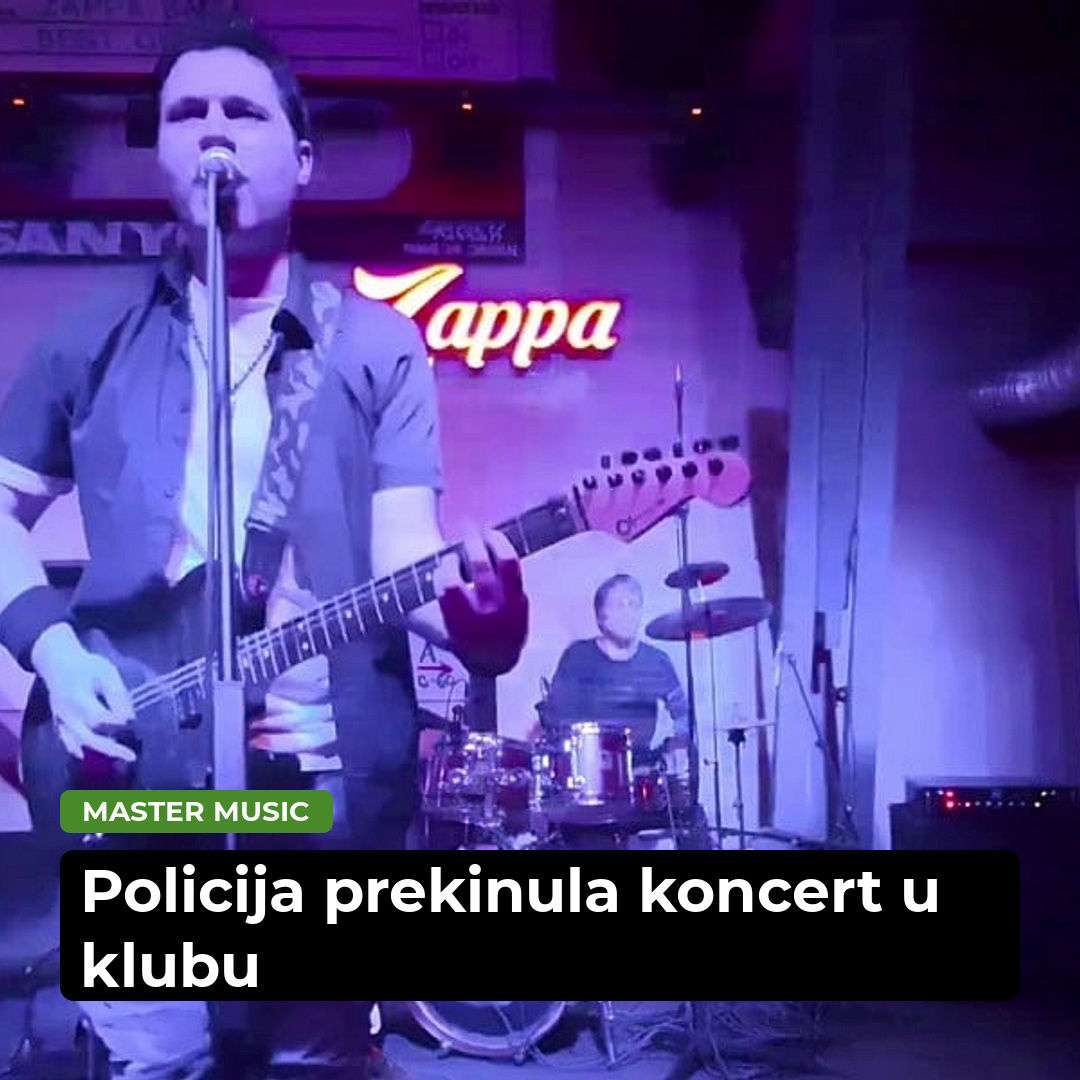 Policija u Splitu prekinula koncert beogradskog EKV tribute benda Krug, muzičari završili u policijskoj stanici