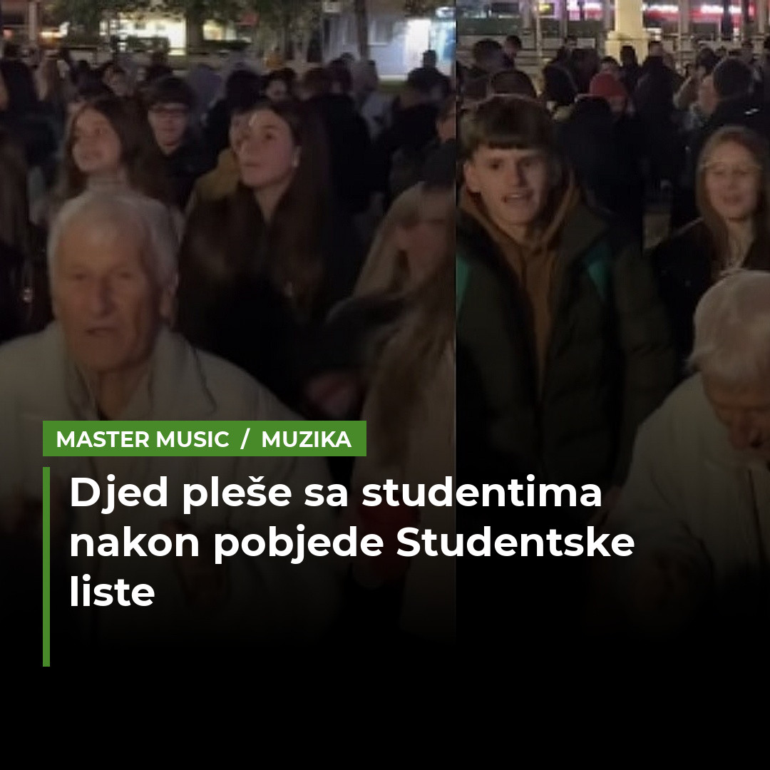 Djed koji je plesao sa studentima nakon pobjede izbora osvojio mreže: "Kako je ovim ljudima vraćen život"
