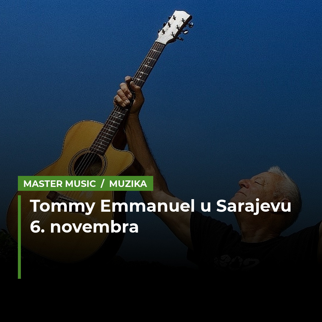 Tommy Emmanuel 6. novembra nastupa u BKC-u: Jedva čekam doći u Sarajevo