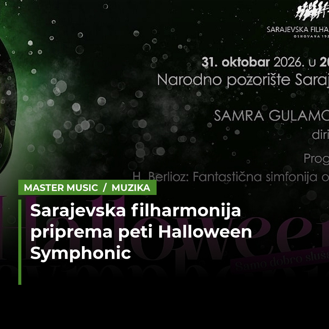 Sarajevska filharmonija za Noć vještica priprema peti Halloween Symphonic, izvodi Fantastičnu simfoniju