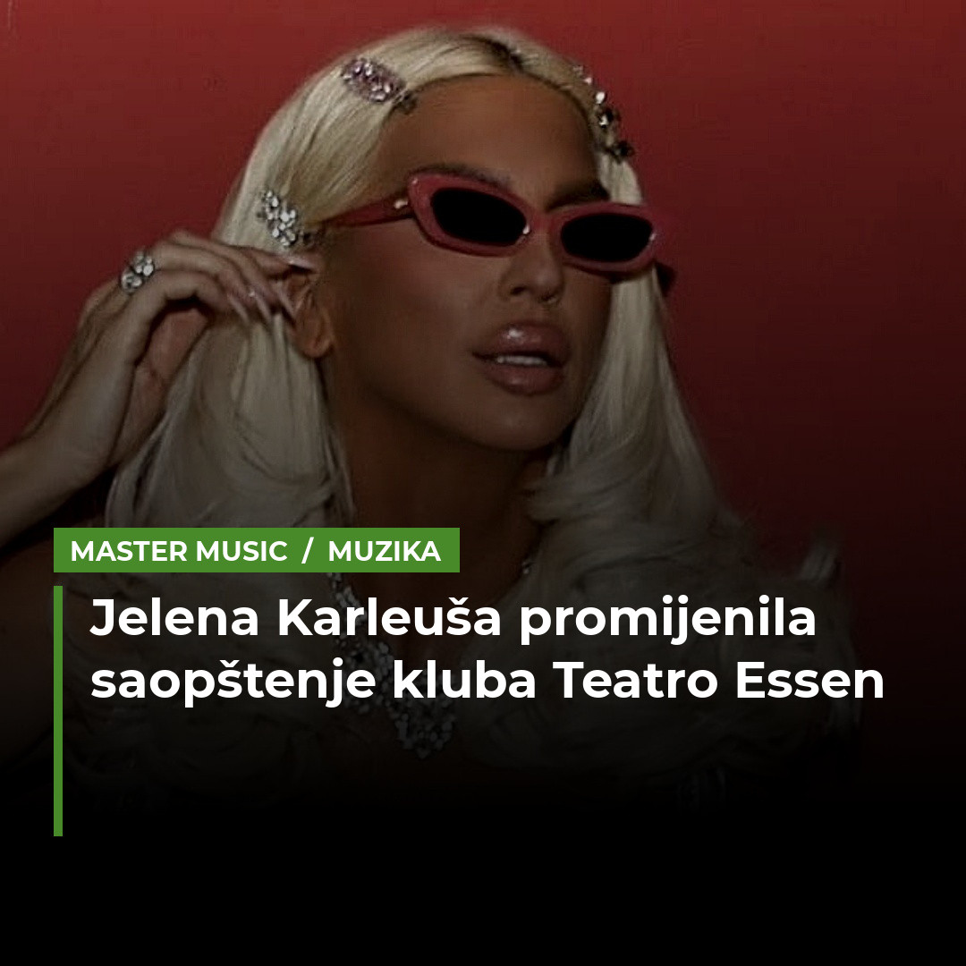 Karleuša "prekrojila" objavu kluba koji joj je otkazao nastup: Tvrdi da su razlog prijetnje smrću