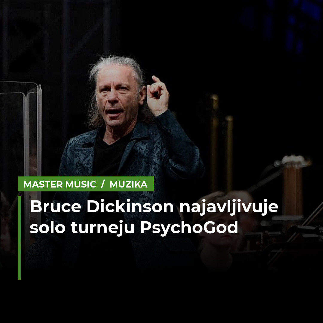 Bruce Dickinson najavio solo turneju, u junu svira u Zagrebu i Beogradu