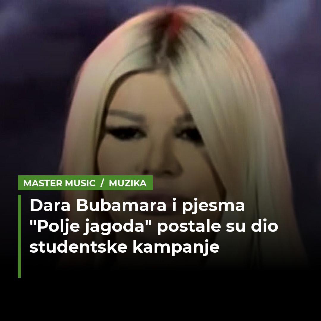 Dara Bubamara zapjevala "himnu" studenata pa je obasuli kritikama: Nazivaju je "ćacikom preletačicom"