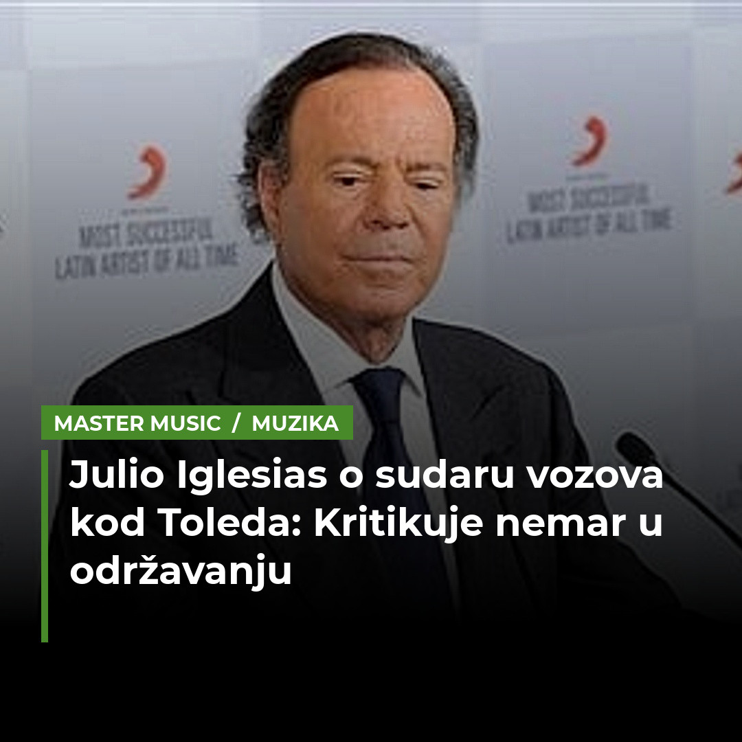 Julio Iglesias o tragediji u Toledu: Svi smo mogli ući u ovaj voz, nisu se poštovala pravila održavanja