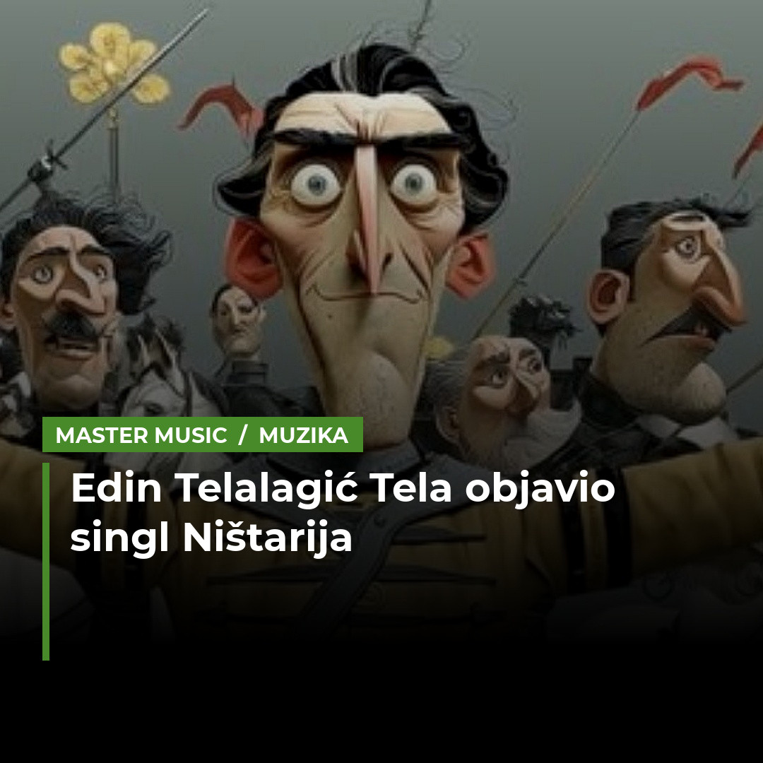 Edin Telalagić Tela objavio singl "Ništarija": Zvuk '90-ih krije zanimljivu poruku o današnjem društvu