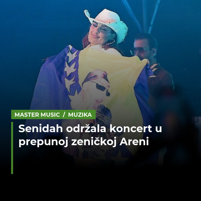 Senidah održala spektakularan koncert u prepunoj zeničkoj Areni